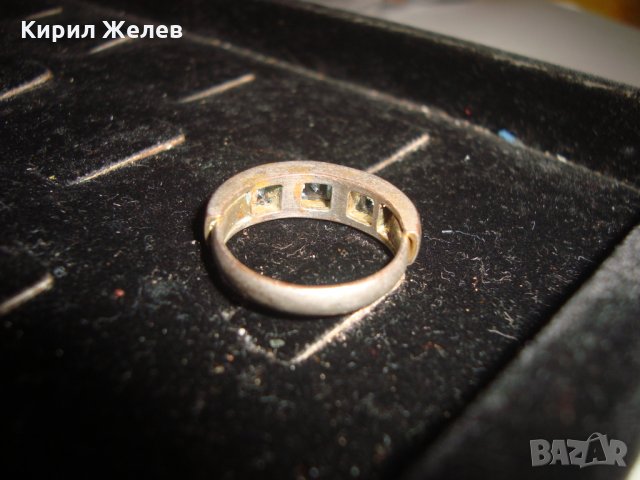 ПОСРЕБРЕН САПФИРЕН СТАР МЕДЕН ПРЪСТЕН 10914, снимка 5 - Пръстени - 31283219