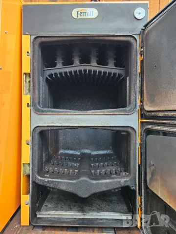 Котел Ferroli на дърва, въглища и пелети SFL4 33kW, снимка 7 - Отоплителни печки - 52174523