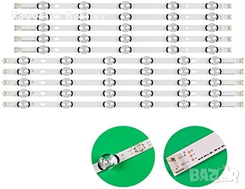 Диодни ленти комплект 10 бр/pcs LG INNOTEK DRT 3.0 55 INCH, снимка 4 - Части и Платки - 39089398