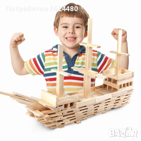 3669 Дървен конструктор за деца, снимка 11 - Конструктори - 37550094