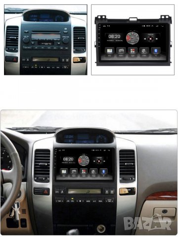 Мултимедия, Двоен дин, Навигация, Toyota Prado 120 Land Cruiser, Ланд Крузер, плеър, Android Прадо, снимка 7 - Аксесоари и консумативи - 35243731