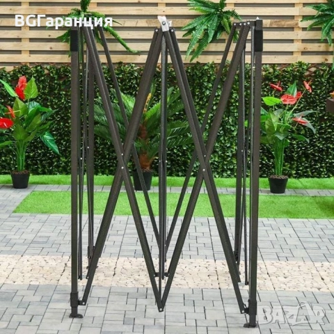 Сгъваема Шатра 3х3 м. в ново състояние, снимка 4 - Други - 51820585