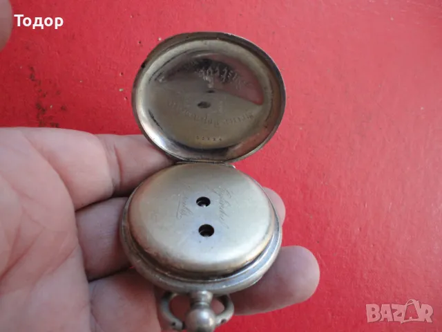 Старинен джобен часовник 19 век , снимка 7 - Мъжки - 47480616