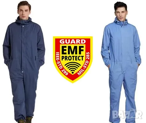 360°Екранирано Защитно Облекло Метални Нишки ЕМП АнтиРадиационен Щит срещу Електромагнитно Излъчване, снимка 18 - Други - 50006327
