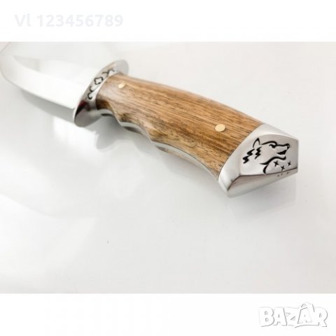 Ловен нож "ВЪЛК" А 55  -180Х130 мм, снимка 2 - Ножове - 30631372