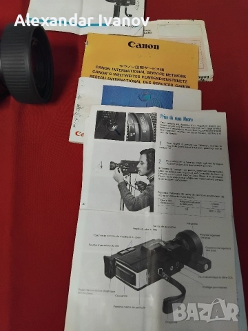 Продавам стара японска видео камера Canon, снимка 5 - Аудиосистеми - 52770195