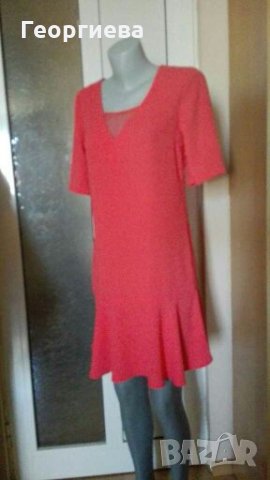 Прелестна рокля цвят корал👗🍀S/M,M👗🍀арт.2029, снимка 9 - Рокли - 29798116