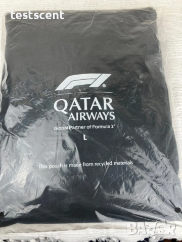 Комплект пижама Qatar Airways Бизнес Класа Formula 1 Pyjamas унисекс размер М червено и сиво 2026, снимка 8 - Пижами - 54020791