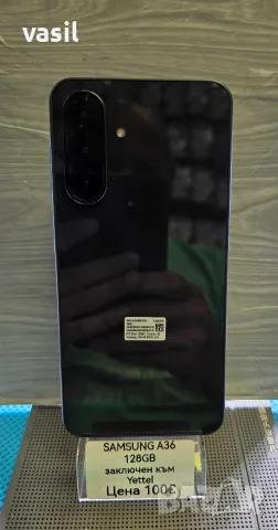Samsung Galaxy A36 5G 128GB – КАТО НОВ – ЗАКЛЮЧЕН КЪМ YETTEL, снимка 2 - Резервни части за телефони - 56102997