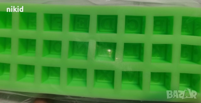 Кубчета куб кубче с букви азбука латиница английски силиконов молд форма калъп фондан гипс шоколад , снимка 4 - Форми - 36953092