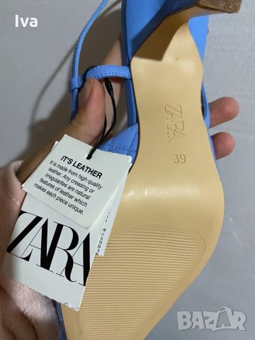 Дамски обувки с ток естествена кожа, снимка 3 - Дамски обувки на ток - 34477531