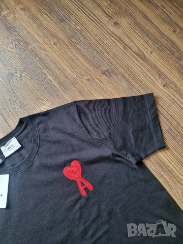 Страхотна мъжка тениска AMI размер S M L XL 2XL , снимка 3 - Тениски - 53212862