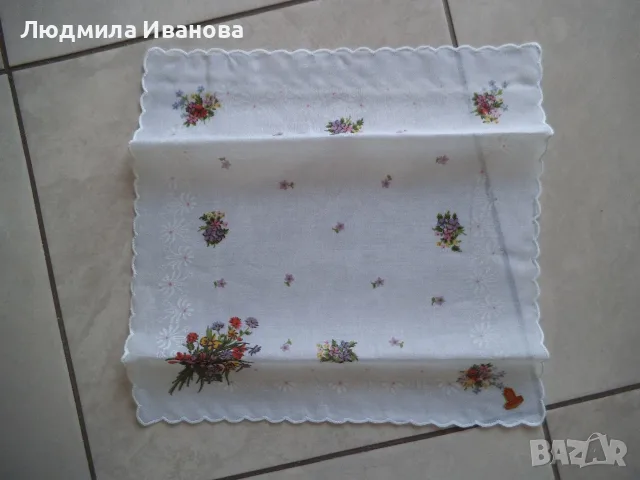 Родопско одеяло, покривки от ленена панама, снимка 9 - Покривки за маси - 56300408
