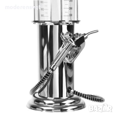 Диспенсър с форма на ретро бензинова колонка с маркуч, снимка 4 - Буркани, бутилки и капачки - 42721723