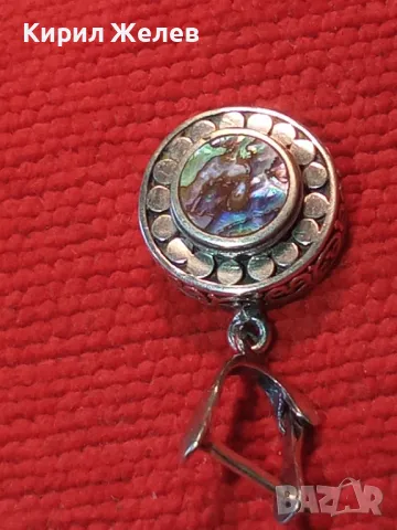 NIKOL@S АВТОРСКА СРЕБЪРНА ОБЕЦА СРЕБРО 925 с БЯЛА ПОЗЛАТА и КРАЛСКИ СЕДЕФ на БИЖУТЕРА НИКОЛАС 48940, снимка 15 - Обеци - 48953213