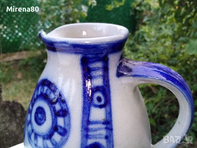 Винтидж кана - немска солна керамика, снимка 2 - Антикварни и старинни предмети - 51636504