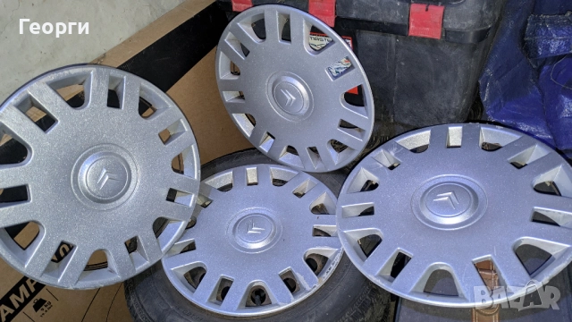 4 Зимни гуми с Тасове и Джанти 175/65R14 Пежо - Ситроен, снимка 6 - Гуми и джанти - 52650625