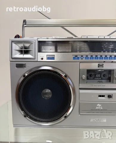 🔈Колекционерски ретро радиокасетофон JVC RC-M70JW  - Boombox - профилактиран🔉, снимка 2 - Радиокасетофони, транзистори - 55764685
