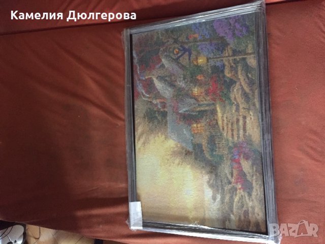 Гоблен “Крайбрежно кътче”, снимка 5 - Гоблени - 31348415