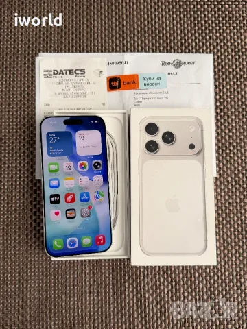 24М ГАРАНЦИЯ❗️ iPhone 17 Pro ❗️ Лизинг от 40€/мес ❗️ Silver🔥 256GB⚠️, снимка 11 - Apple iPhone - 55726600