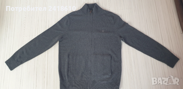 POLO Ralph Lauren Cardigan Wool Knitted Full Zip Mens Size M ОРИГИНАЛ! Мъжка Вълнена Жилетка с цял ц, снимка 9 - Пуловери - 53131258