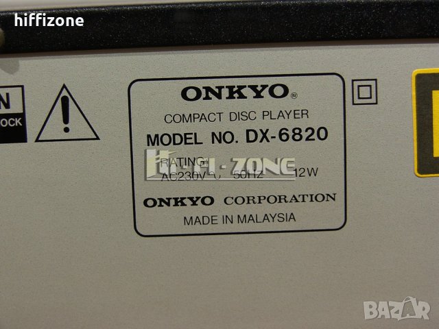 CD PLAYER  Onkyo dx-6820 /1 , снимка 8 - Ресийвъри, усилватели, смесителни пултове - 40149539
