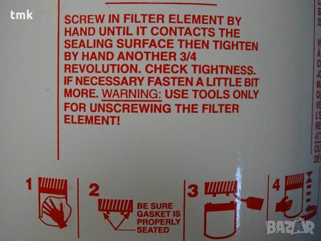 хидравличен филтър HYDAC 0180MA010BN, снимка 3 - Резервни части за машини - 35032784