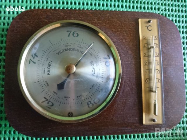 Барометър и термометър 