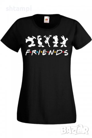 Дамска Тениска Mickey Friends,Изненада,Повод,Подарък,Празник, снимка 10 - Тениски - 37641962