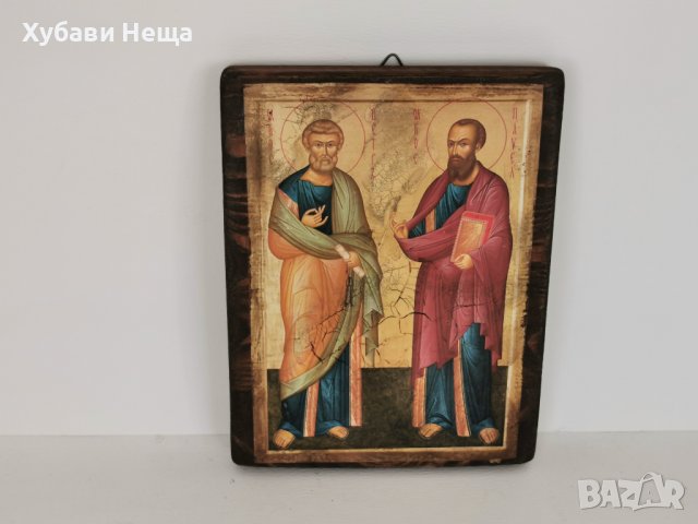 Икона Св.Св. Петър и Павел  НАЛИЧНА, снимка 1 - Икони - 37215739