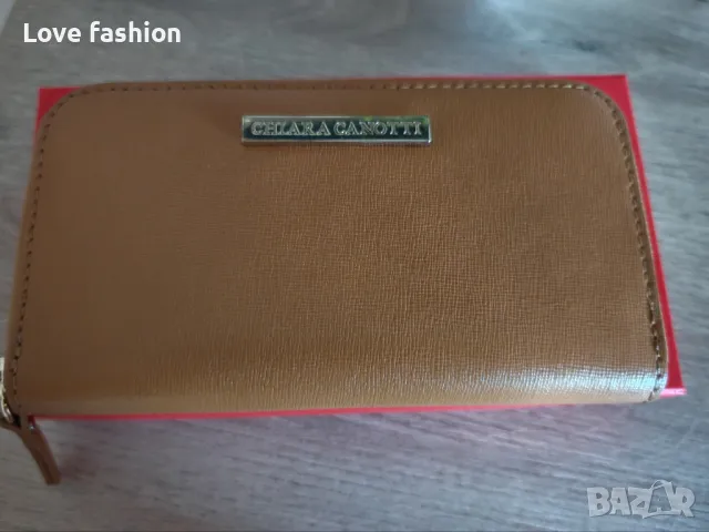 Chiara Canotti портмоне естествена кожа , снимка 2 - Портфейли, портмонета - 48084669