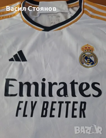 Реал Мадрид / Real Madrid #12 Camavinga adidas 2023-24 Home Shirt - размер S, снимка 3 - Фен артикули - 54608567