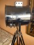 Наземна лампа на дървен статив,тринога,трипод, снимка 2
