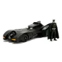 Метална количка кола Батмобил с фигура Батман 1:24 Batman Batmobile 1989г, снимка 11