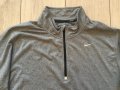 100 % оригинална сива фланела блуза екип NIKE Running размер L от САЩ, снимка 3