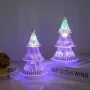 5438 Светеща коледна елхичка с многоцветни LED светлини, снимка 3
