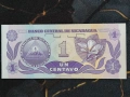Банкнота - Никарагуа - 1 кордоба UNC | 1991г., снимка 2