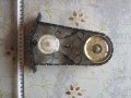 Уникален барометър с термометър кован бронз, снимка 2