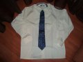 LUCIANO – Риза памук и вратовръзка коприна, снимка 2