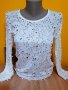 Дамска блуза с рязана бродерия р-р S, снимка 4