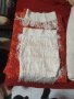 Дамски комплект пола с бисутие бандажен бял, снимка 1 - Рокли - 34937868