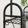 Етажерка за цветя Outsunny, 3-етажна етажерка за растения с висящи куки, снимка 12