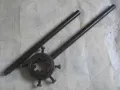 1 1/4" Цол Ръчна Резбонарезна ПЛАШКА за резби тръби с държач НОВА Немска Метрична Цолова 90см/3,2кг, снимка 3
