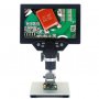 Дигитален микроскоп MUSTOOL G 1200X/HDR/1080FHD/12MP/LED/3000 mAh/ алуминиев статив, снимка 1 - Ремонт на телефони - 31391472