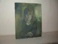 стар маслен портрет , снимка 3