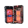 Bluetooth парти тонколона 1TECH KTS-1096, 2x5W, 2x3", FM, USB, MicroSD, RGB, караоке, снимка 2