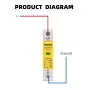 Катоден отводител AC SPD Din Rail 40KA 1P 385V, снимка 3
