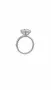 Пръстен с Диамант 3 ct Бяло Злато 14 kt и IGI Сертификат, снимка 5