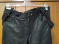 Мото Панталон AJS 100% Естествена Кожа с Тиранти Размер 54 Внос от Германия, снимка 3