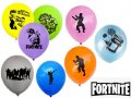 Fortnite Фортнайт шарени обикновен надуваем латекс латексов балон парти балони, снимка 1